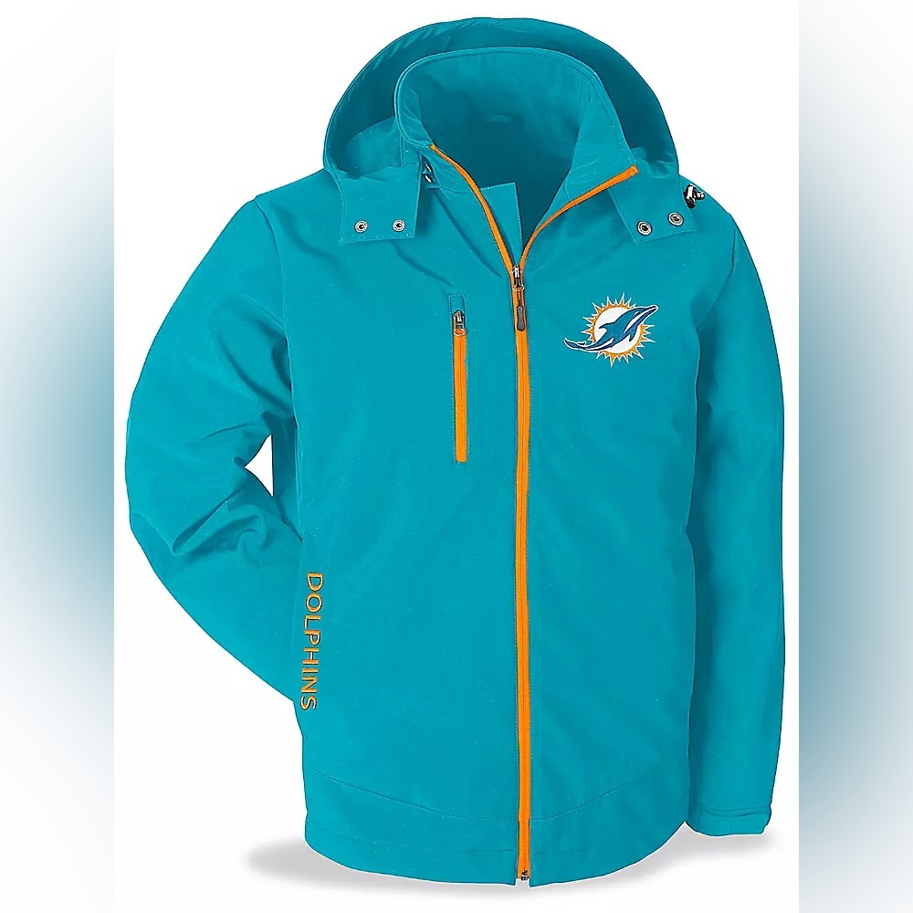NFL Teal and Orange Jacket